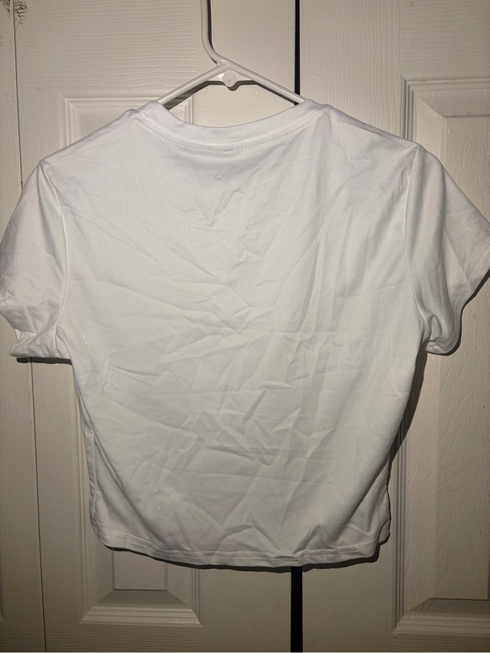 Diesel White Crop Tee with Red Bikini Graphic - Picture 3 of 3